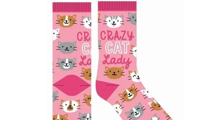 Crazy Cat Lady Socks