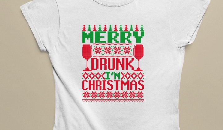 Drunk Tshirt Christmas