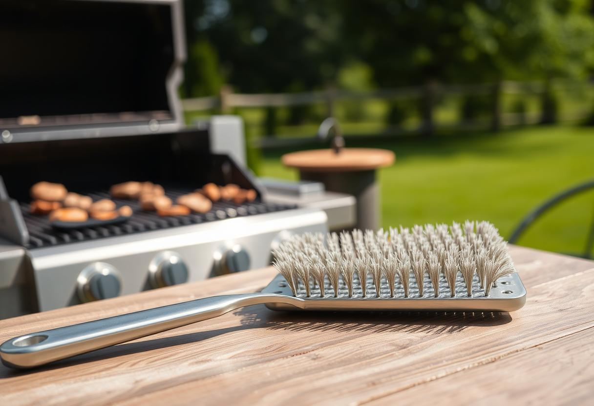 Grill Cleaning Bush Steel