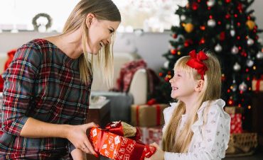 Mum Receiving Christmas Gift