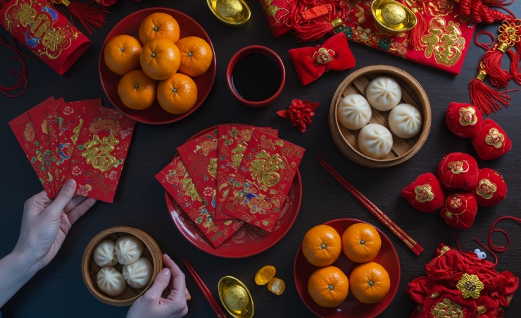 Table Of Lunar New Year Gifts Items