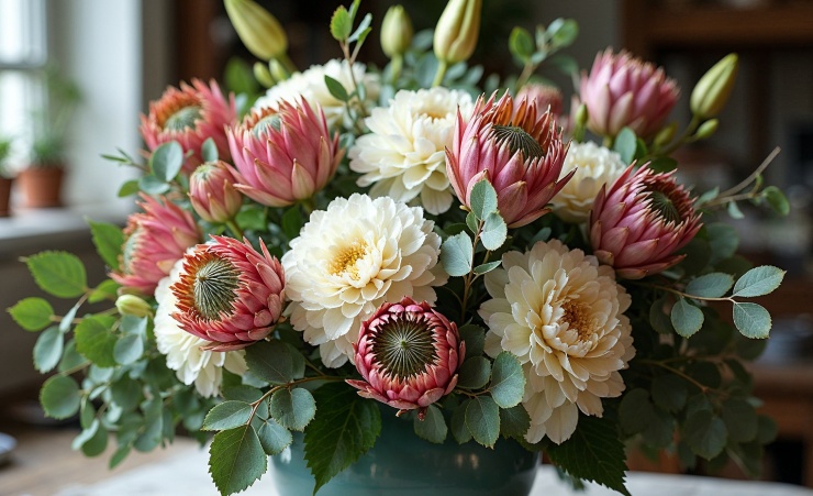 Flower Care Flowers On Table